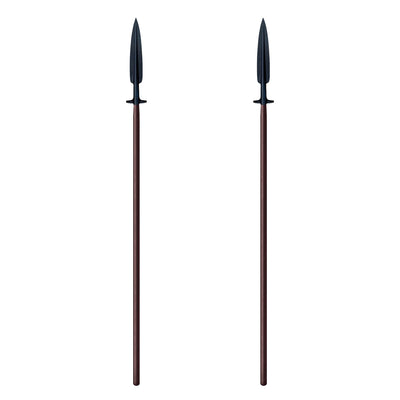 Cold Steel Medium Carbon SK 5 Steel Boar Hunting Spear with Ex Sheath (2 Pack) - VMInnovations