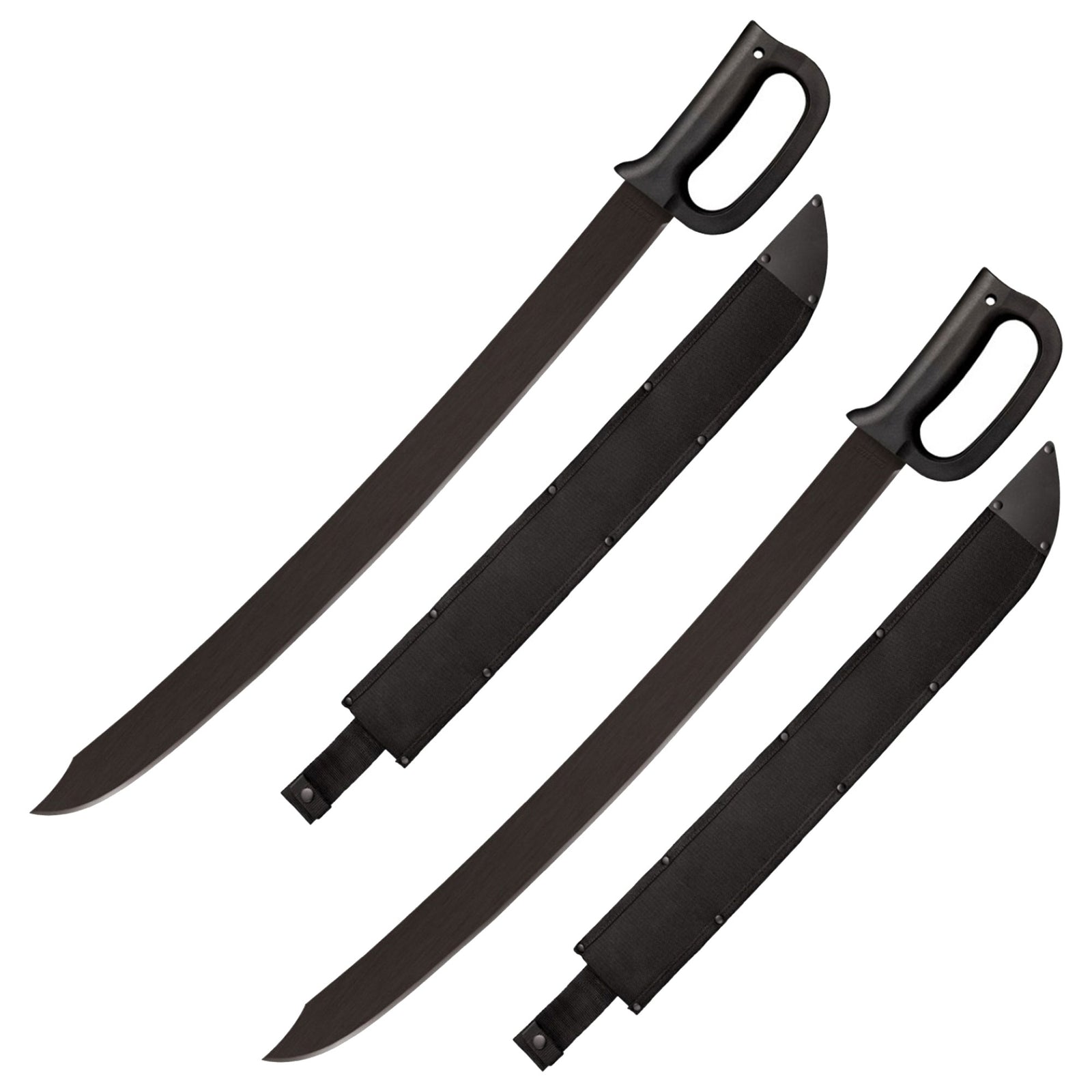 Cold Steel 24" Carbon Steel Cutlass Machete with Sheath Cover Accessory (2 Pack) - VMInnovations