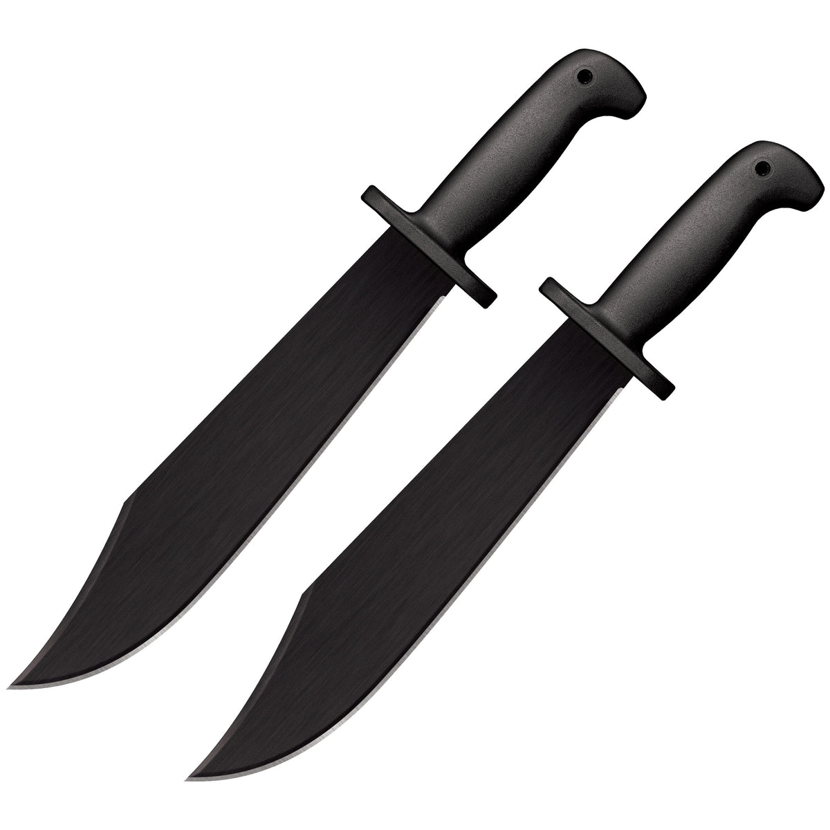 Cold Steel Sturdy Long Tactical Black Bear Machete with Sheath, Black (2 Pack)