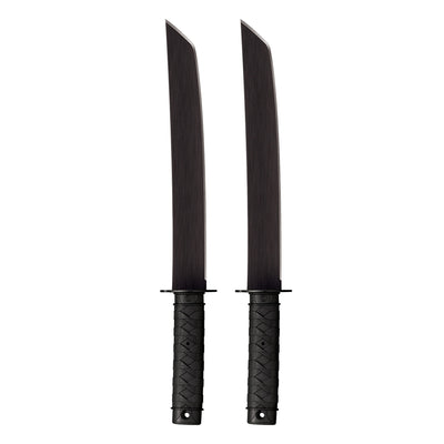 Cold Steel Tactical Tanto Machete Clampack with Cor-Ex Sheath, Black (2 Pack)