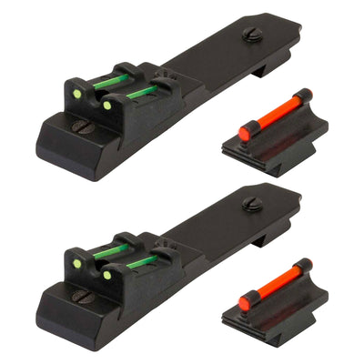 TruGlo Fiber Optic Front Rear Hunting Rifle Accessories for Gun Sight (2 Pack)