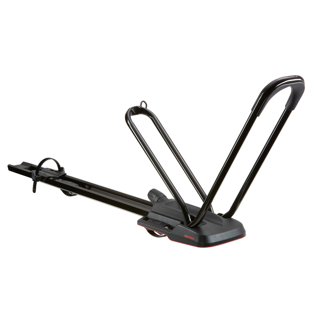 Yakima HighRoad Rooftop Upright Bike Mount with TorqueRight Knob and Tray, Black