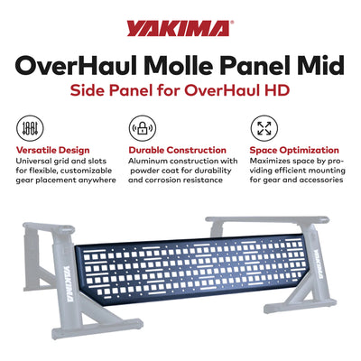 Yakima OverHaul Mid Powder Coated Aluminum Molle Side Panel for OverHaul HD - VMInnovations