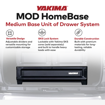 Yakima MOD Base Unit of Drawer System w/Internal Drawer Divider (Open Box) - VMInnovations