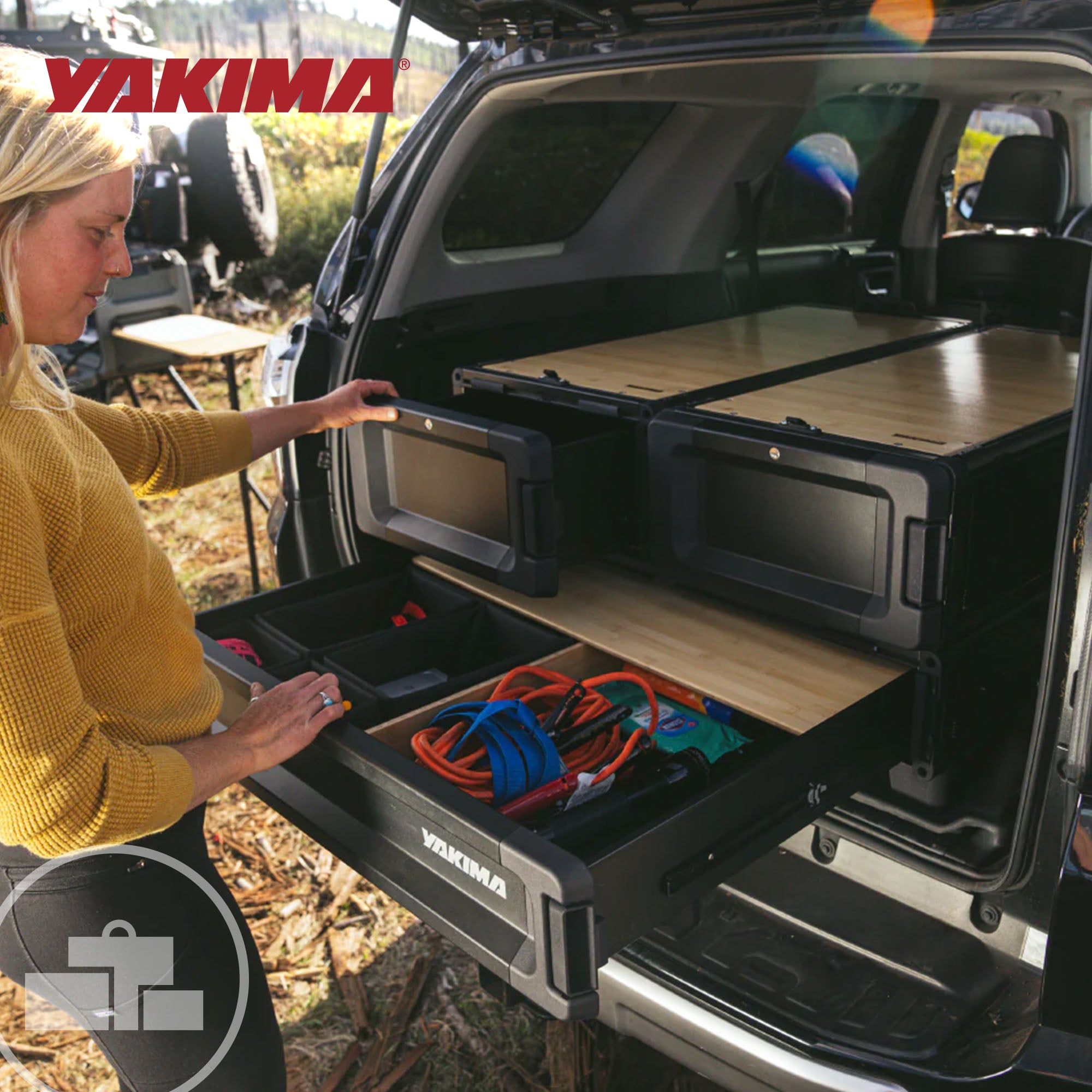 Yakima MOD HomeBase Base Unit of Drawer System with Internal Drawer Divider - VMInnovations