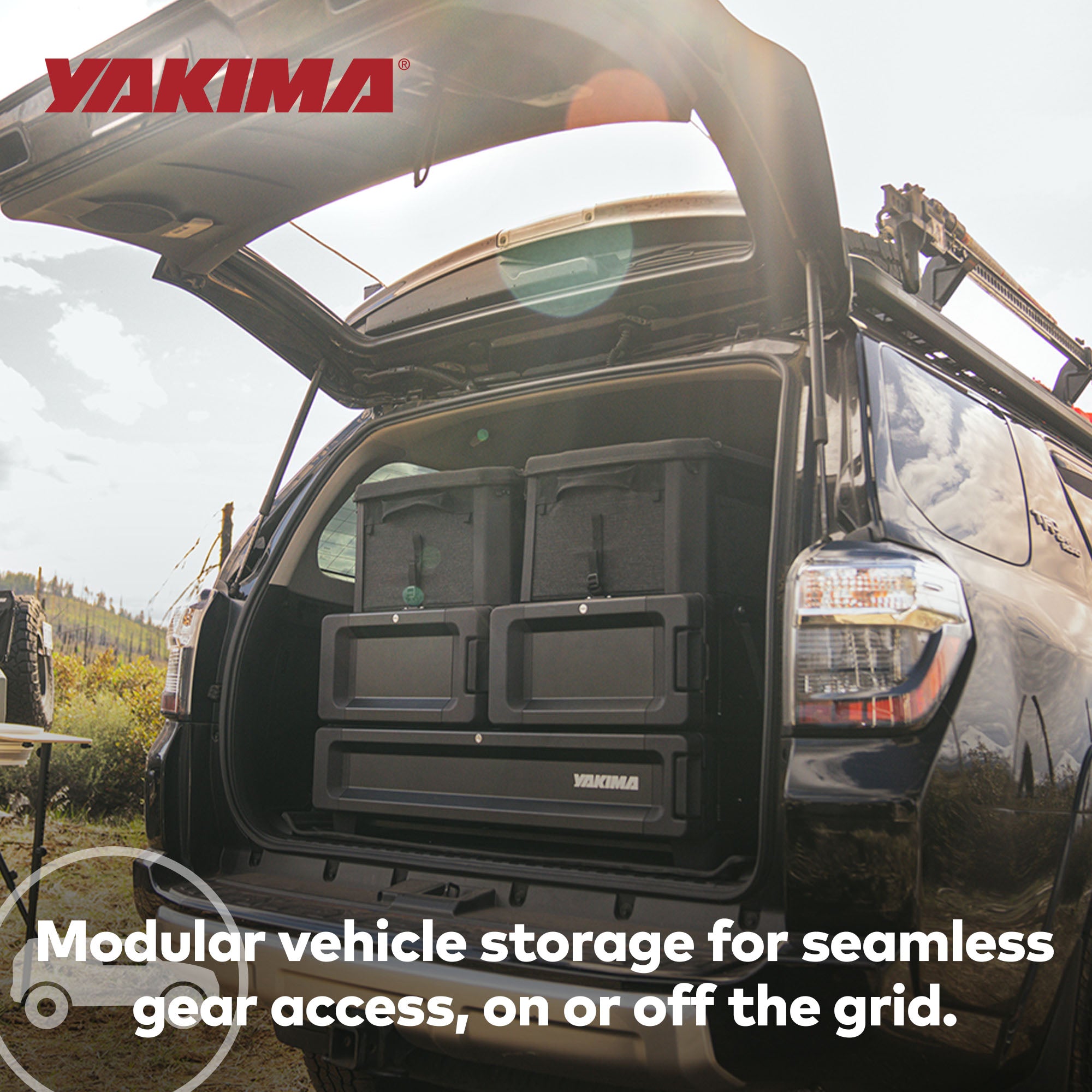 Yakima MOD Topper Medium Drawer Add On with Finished Top Surface and SKS Lock - VMInnovations