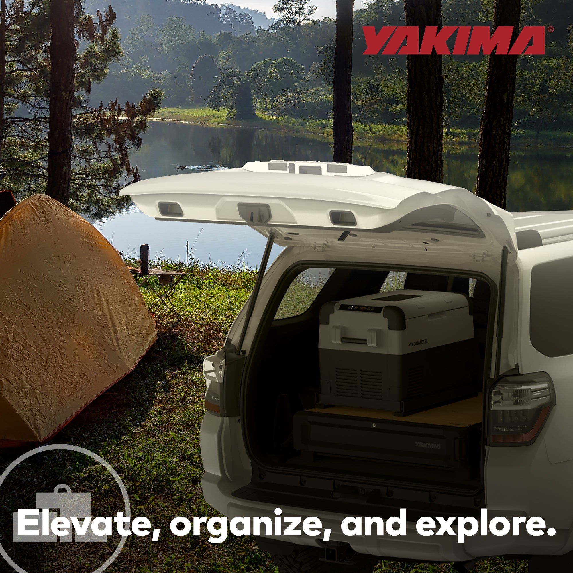 Yakima MOD Fridge Slide Mounting Bracket Kit for Dometic Fridge Slides, Black - VMInnovations
