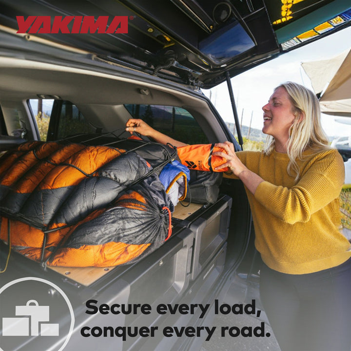 Yakima 32 x 19 Inch Cargo Stretch Net for MOD HomeBase Unit or Toppers, Black - VMInnovations