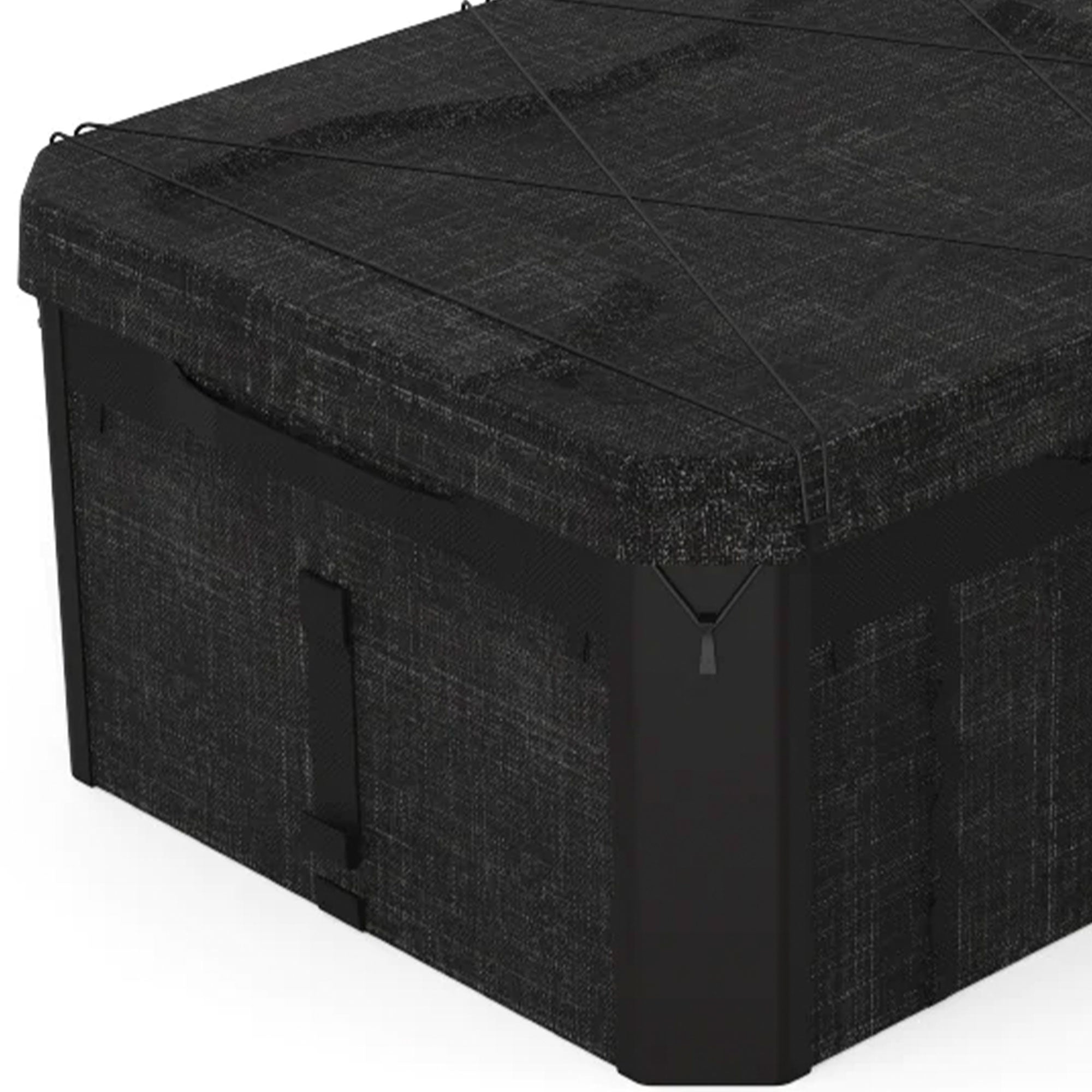 Yakima MOD GearCrate Medium Stackable Premium Tote with Lid and Divider, Black - VMInnovations