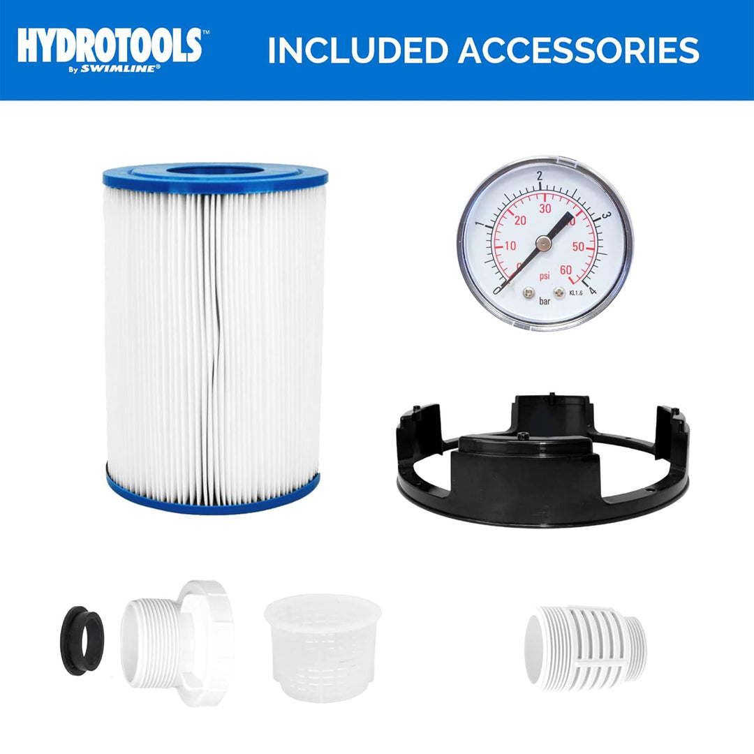 Swimline Pool Filtration with Pump Built In Housing Complete System (For Parts)