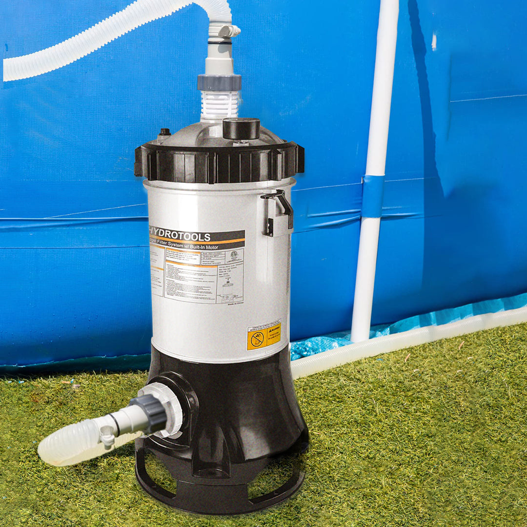 Swimline Pool Filtration with Pump Built In Housing Complete System (For Parts)