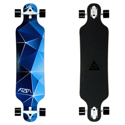 MBS Atom Drop Through 40-Inch Maple Longboard Skateboard Cruiser (Open Box)