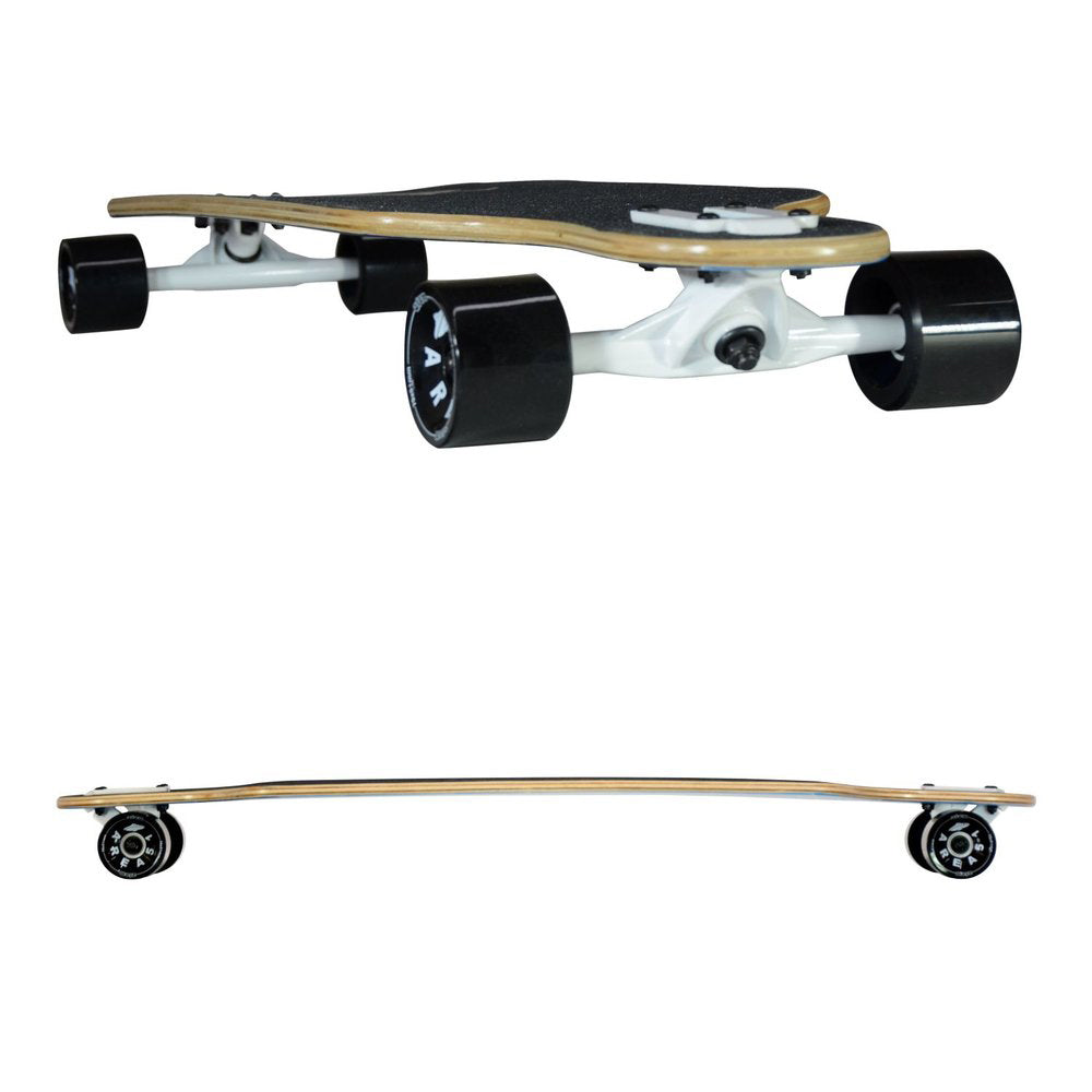 MBS Atom Drop Through 40-Inch Maple Longboard Skateboard Cruiser (Open Box)