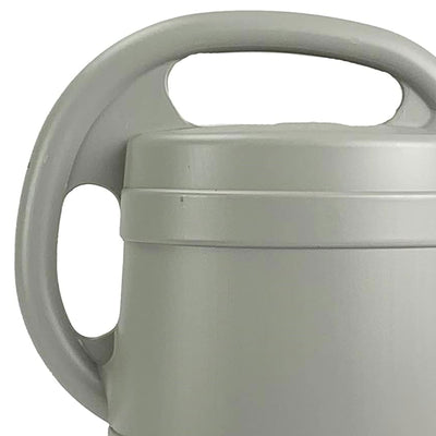 The HC Companies 2 Gallon Plant Watering Can with Large Mouth Feature, Gray