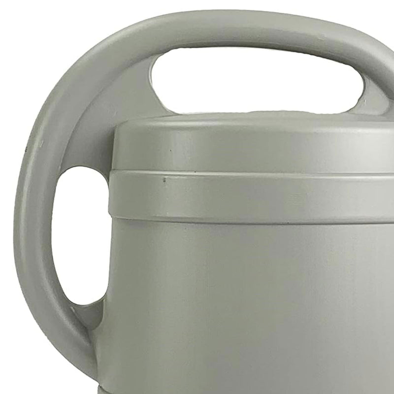 The HC Companies 2 Gal Plant Watering Can w/Large Mouth Feature, Gray (Open Box)