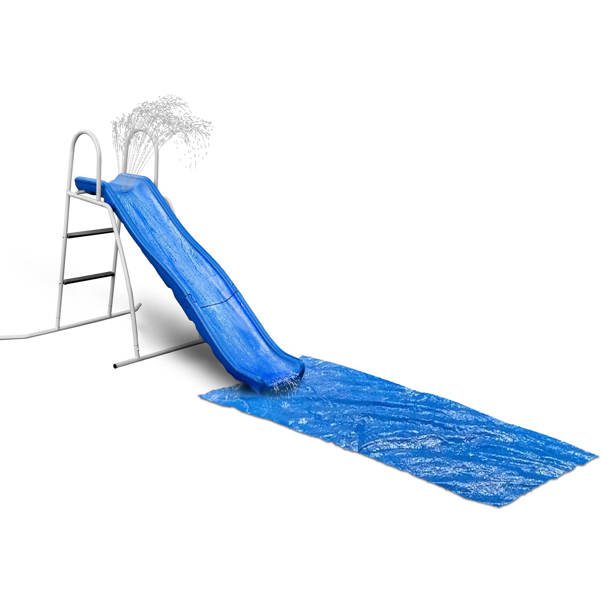 XDP 6ft Water Wave Slide w/Built In Adjustable Water Sprinkler (For Parts) - VMInnovations