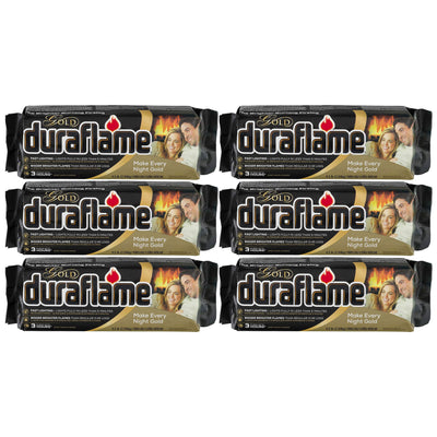 Duraflame 4.5 Pound Gold Premium Fast Lighting 3 Hour Burn Firelogs, Set of 12 - VMInnovations