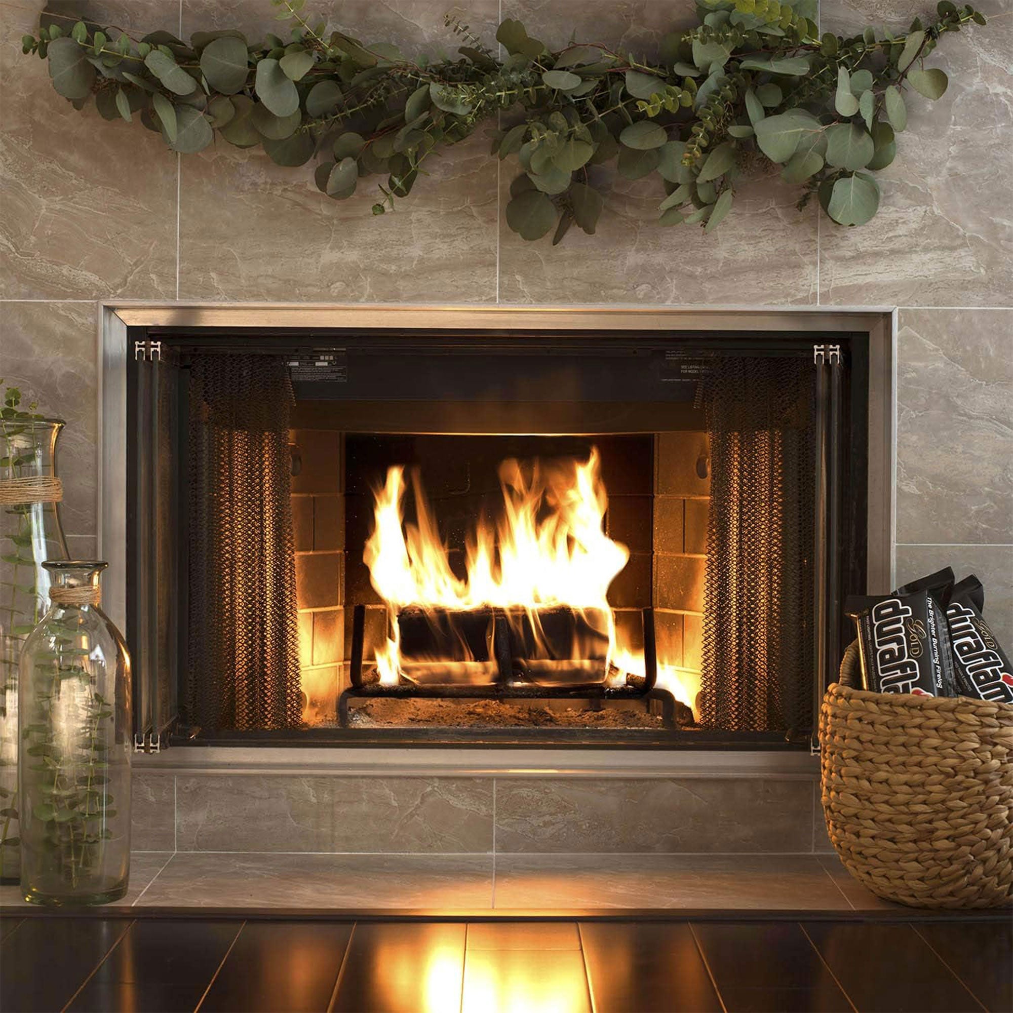 Duraflame 4.5 Pound Gold Premium Fast Lighting 3 Hour Burn Firelogs, Set of 12 - VMInnovations