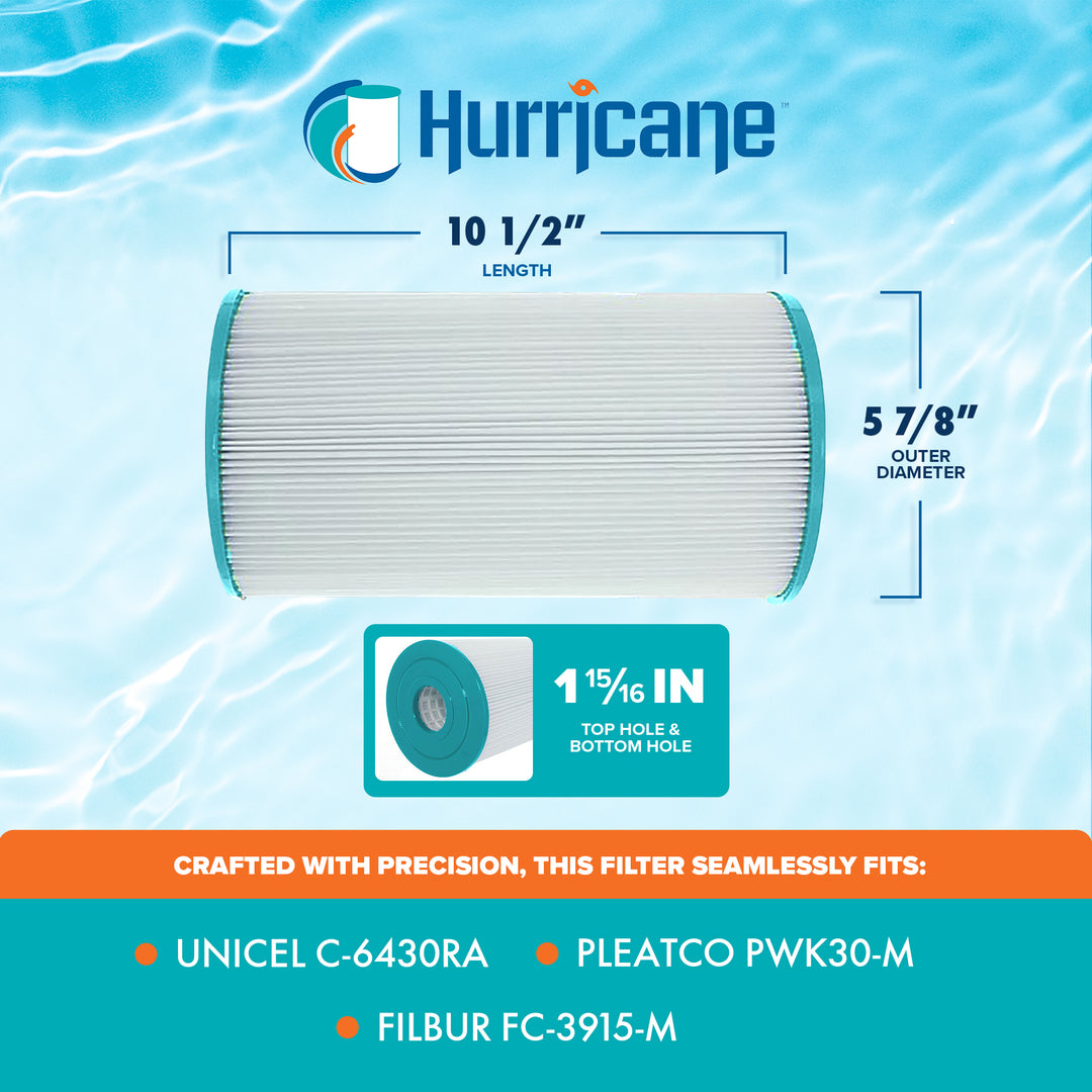 Hurricane 4 Pk Elite Aseptic Cartridge Filter for C-6430RA, PWK30-M, & FC-3915-M
