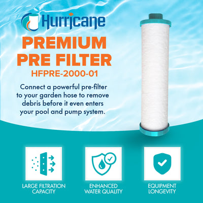 Hurricane 2000 Gal Garden Hose Pre Filter for PPS2100 and Filbur FC-3128