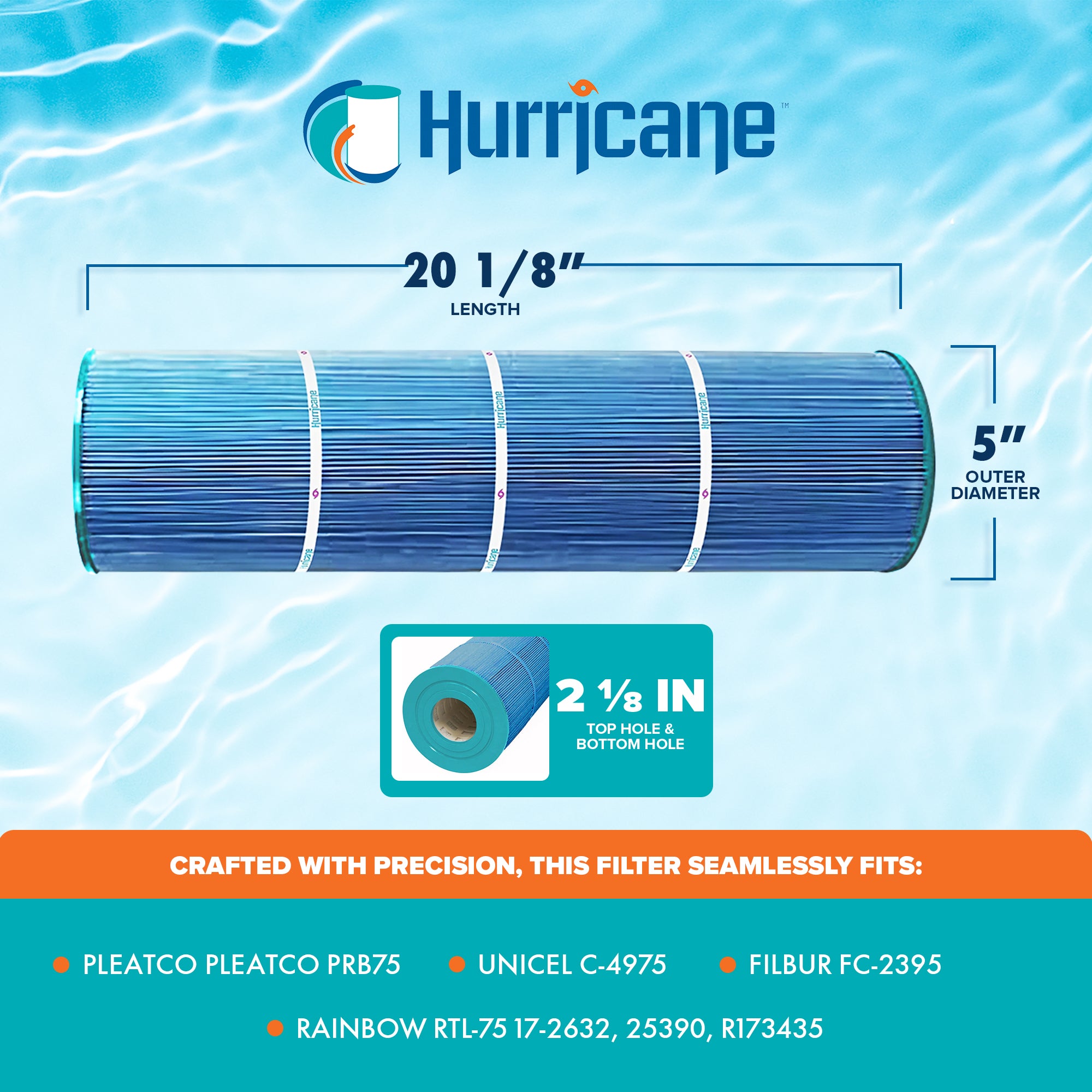 Elite Aseptic Spa Filter Cartridge for Pleatco PRB75 & Unicel C-4975 (Used) - VMInnovations