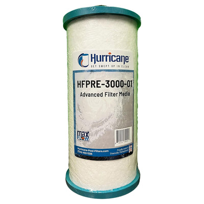 Hurricane Pre Fill Pool Filter Cartridge Replacement w/Advanced Filter(Open Box) - VMInnovations