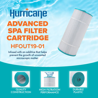 Hurricane Replacement Spa Filter Cartridge for Sundance Series 880 (Open Box) - VMInnovations