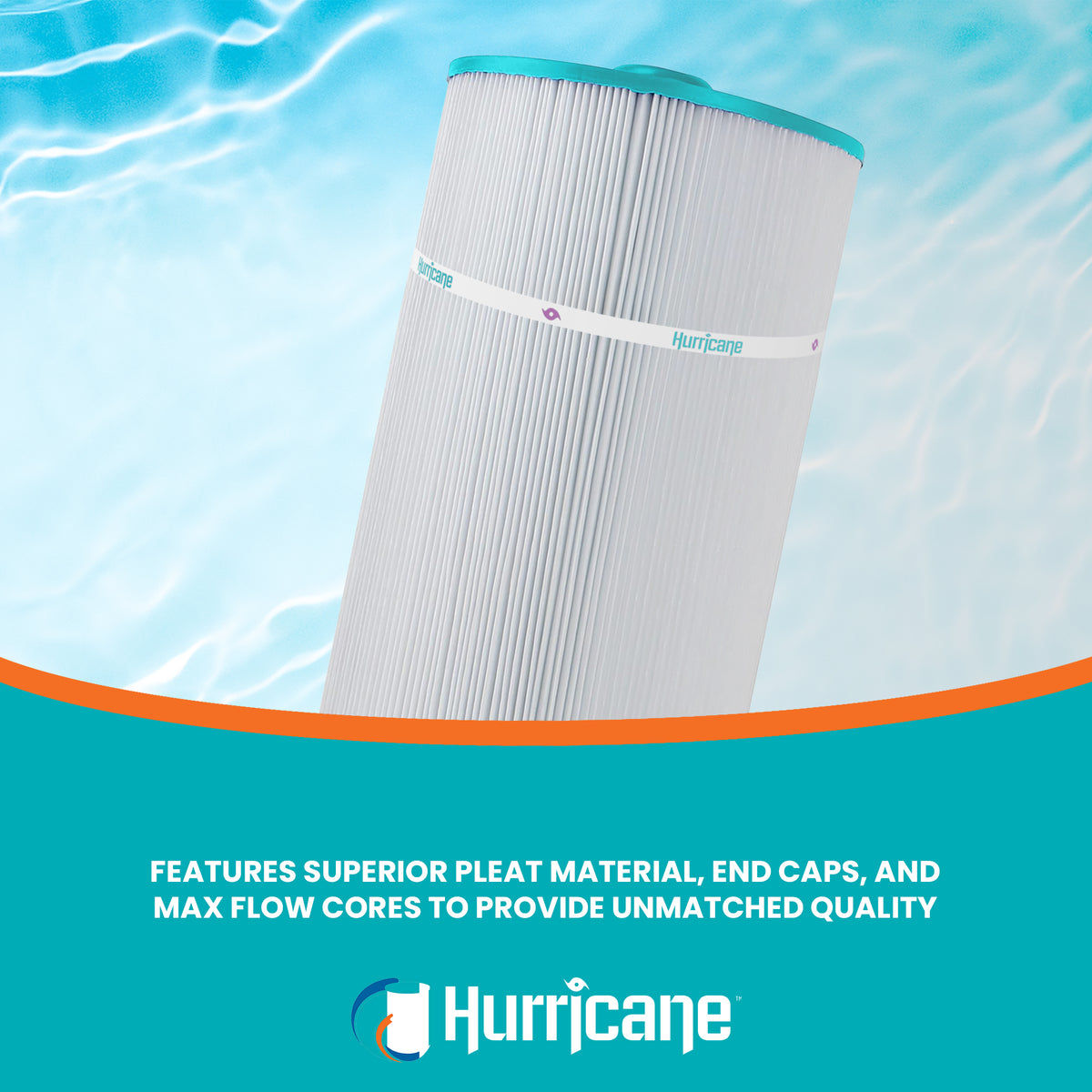 Hurricane HF-OUT19-01 Advanced Spa Filter Cartridge Outer Filter Replacement