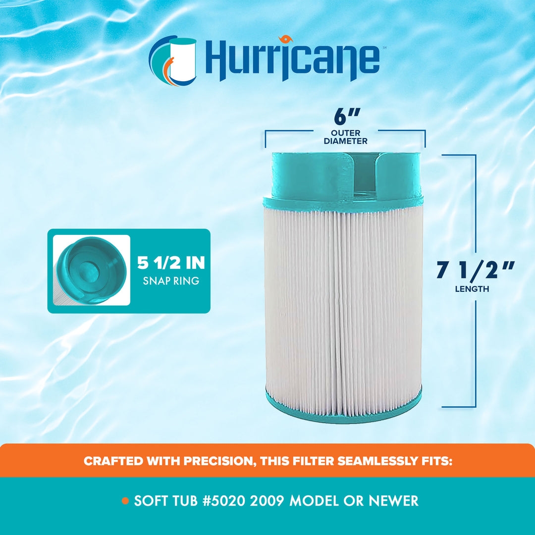 Hurricane 16 Pack HF56SV-04 Advanced Pool and Spa Filter Cartridge Replacement