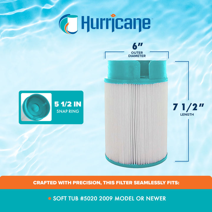 Hurricane 16 Pack HF56SV-04 Advanced Pool and Spa Filter Cartridge Replacement