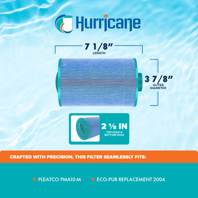 Hurricane Elite Aseptic Cartridge Filter for Eco-Pur Replacement 2004, 3 Pack