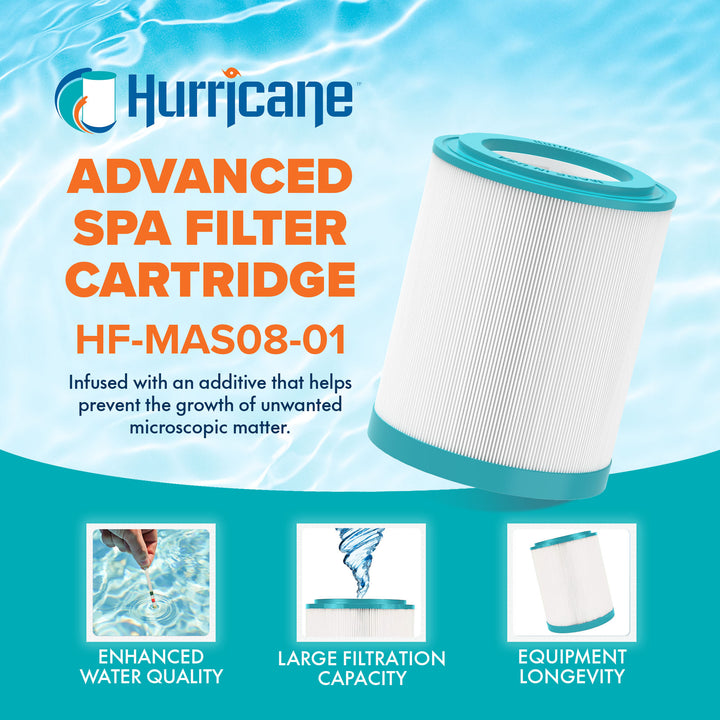 Hurricane Spa Filter Cartridge Replace for RMA25-M, Master Spas Outer Cartridge - VMInnovations