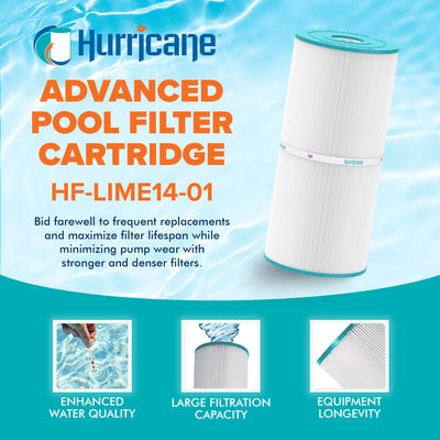 Hurricane Replacement Spa Filter Cartridge for Filbur FC-3921 and Limelight Tub