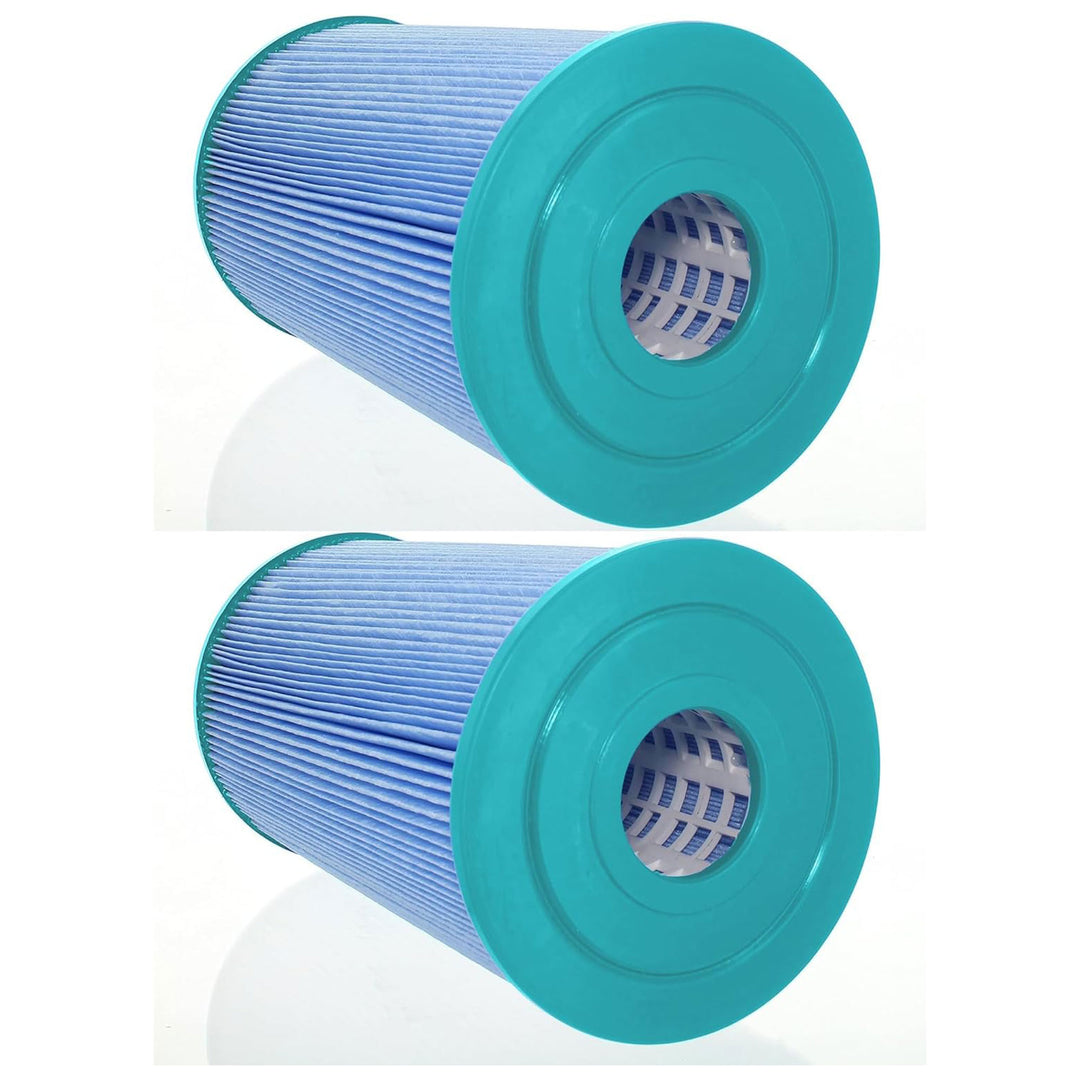 Hurricane 2 Pack HF6430-01M Elite Aseptic Spa Filter Cartridge Replacement, Blue