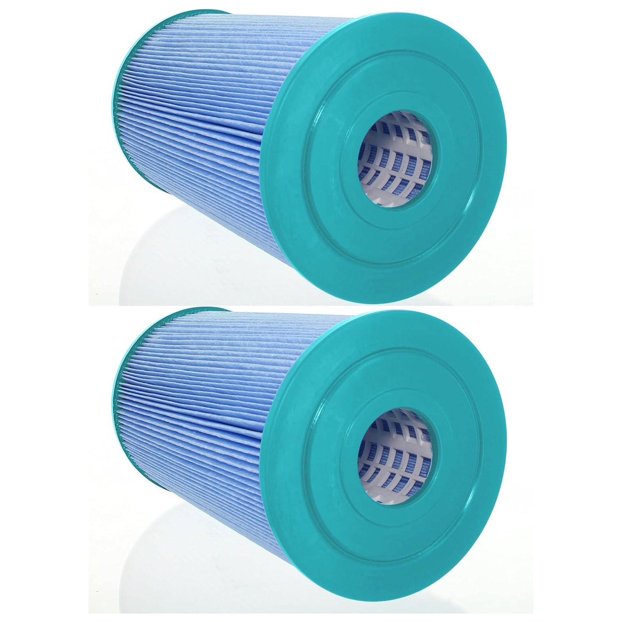 Hurricane 2 Pack HF6430-01M Elite Aseptic Spa Filter Cartridge Replacement, Blue