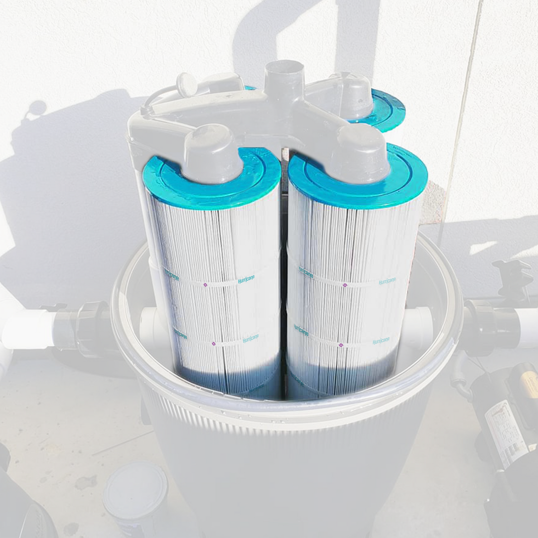 Hurricane 16 Pack HF7471-04 Advanced Pool and Spa Filter Cartridge Replacement