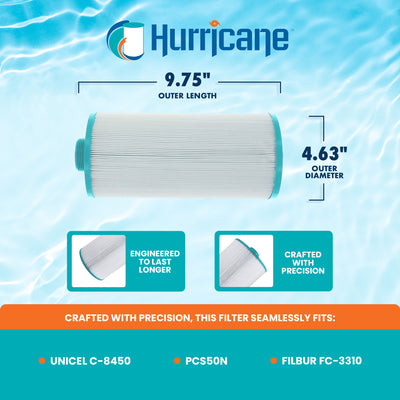Hurricane Replacement Spa Filter Cartridge for PGS25P4 and Unicel 4CH-24