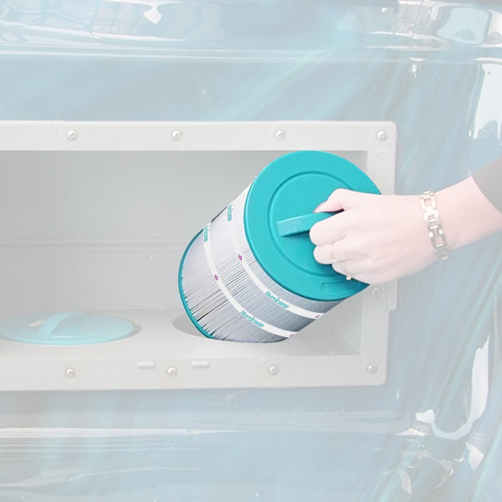 Hurricane 4 Pack HF7375-01 Advanced Pool and Spa Filter Cartridge Replacement