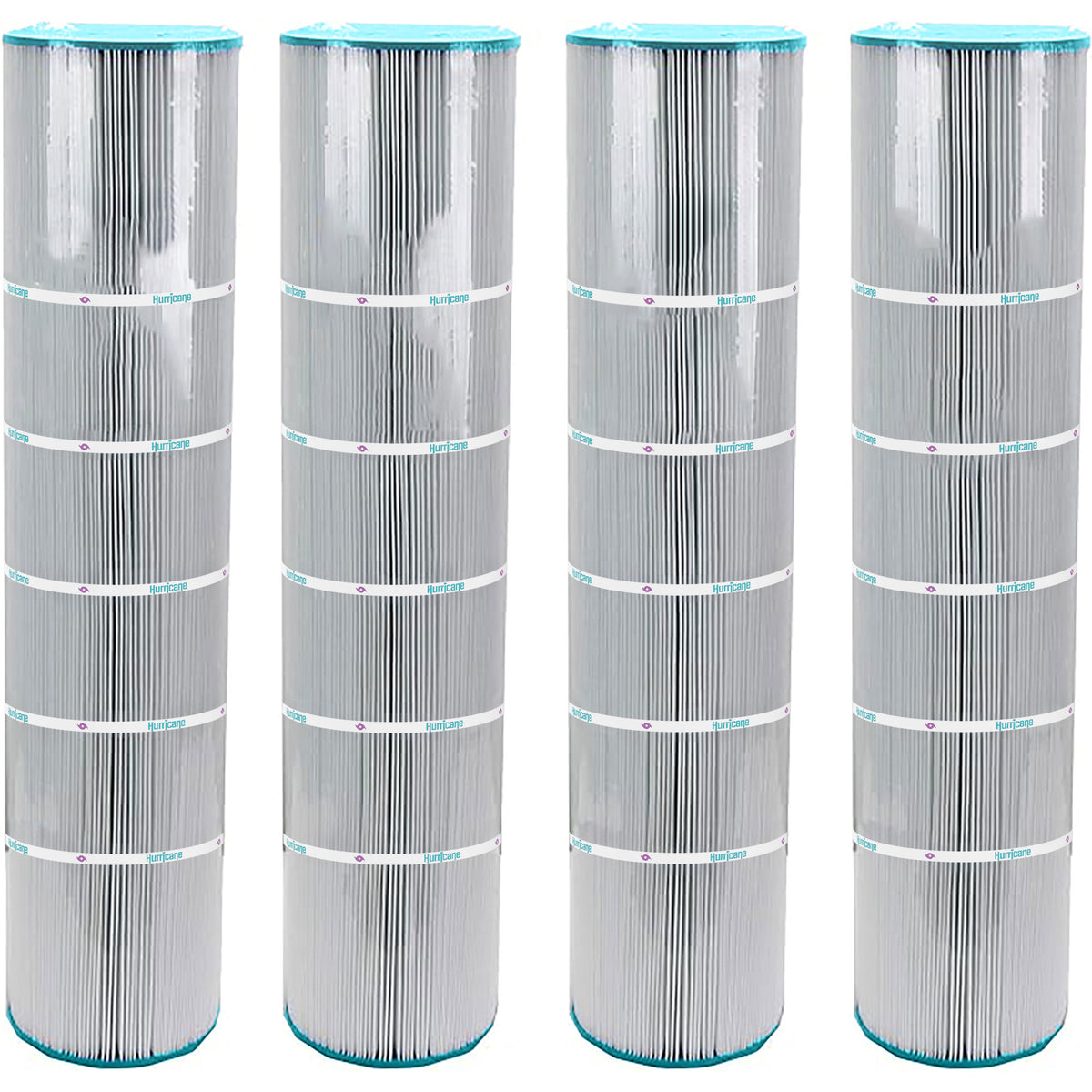 Hurricane 4 Pack HF7472-04 Advanced Pool and Spa Filter Cartridge Replacement