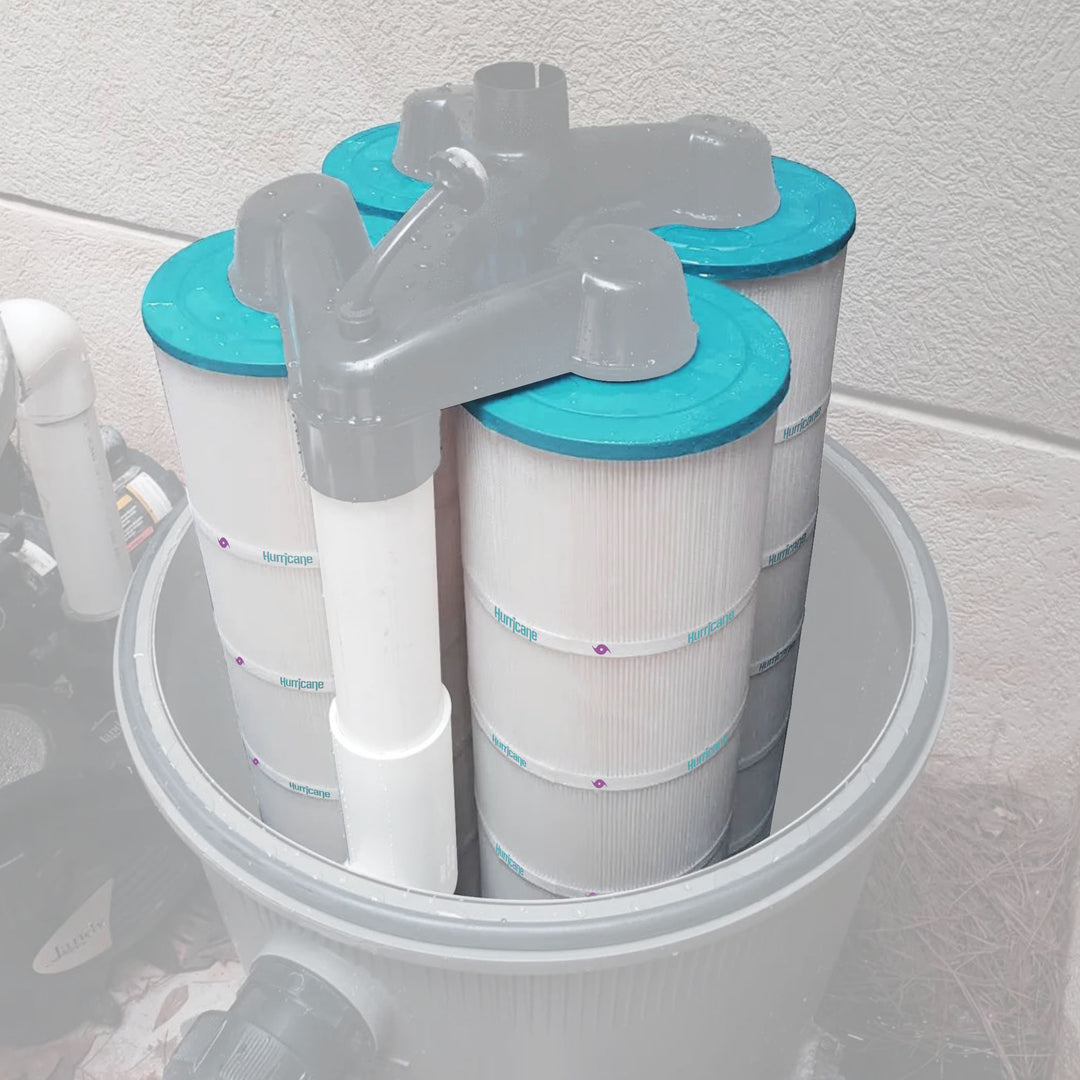 Hurricane 8 Pack HF7483-04 Advanced Pool and Spa Filter Cartridge Replacement