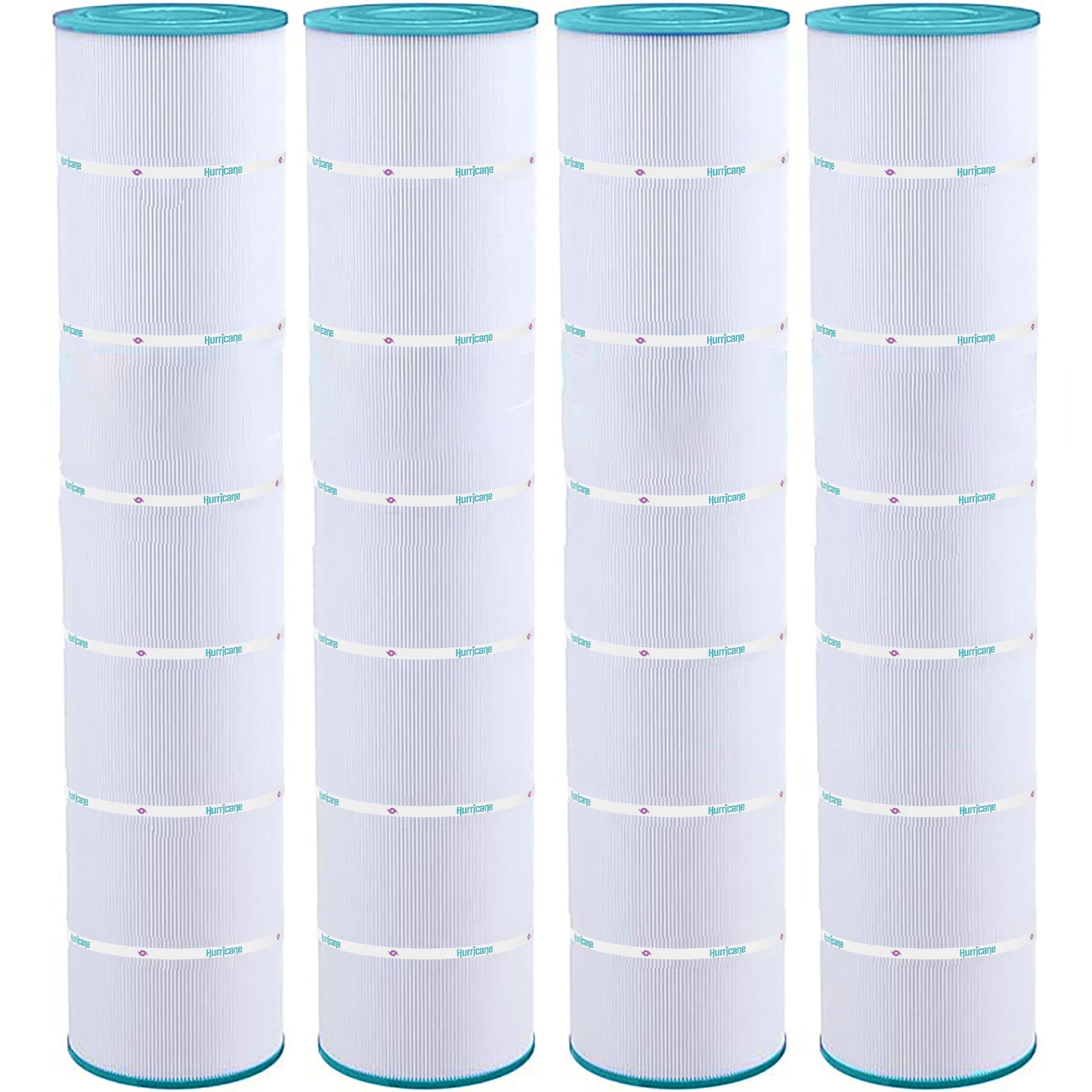 Hurricane 4 Pack Advanced Pool and Spa Filter Cartridge Replacement (Open Box) - VMInnovations