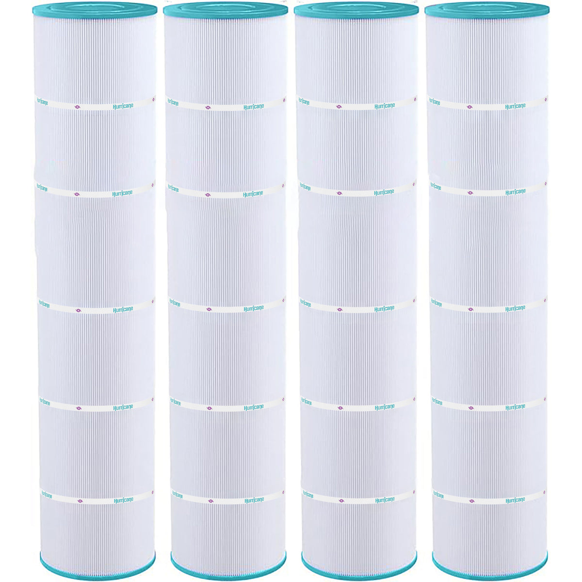 Hurricane 4 Pack HF7482-04 Advanced Pool and Spa Filter Cartridge Replacement