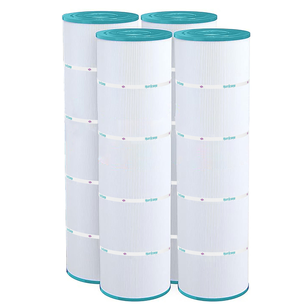 Hurricane Pool Filter Cartridge for C-7487, PA100N & FC-1270 (4 Pack) (Open Box)