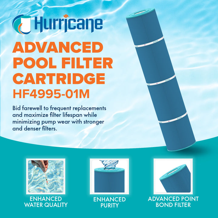 Hurricane Filters HF4995-01M Advanced Pool, Spa Cartridge Filter Replacement