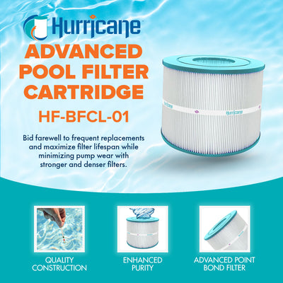 Hurricane Filters Advanced Pool & Spa Cartridge Filter Replacement (Open Box)