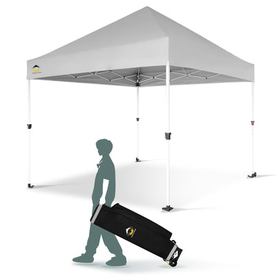 Crown Shades 10 x 10ft Instant Canopy Tent Portable Shelter, White (Used) - VMInnovations