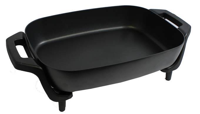 Oster CKSTSKFM-1216R 12" X 16" Electric Kitchen Countertop Skillet Pan Black
