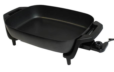 Oster CKSTSKFM-1216R 12" X 16" Electric Kitchen Countertop Skillet Pan Black