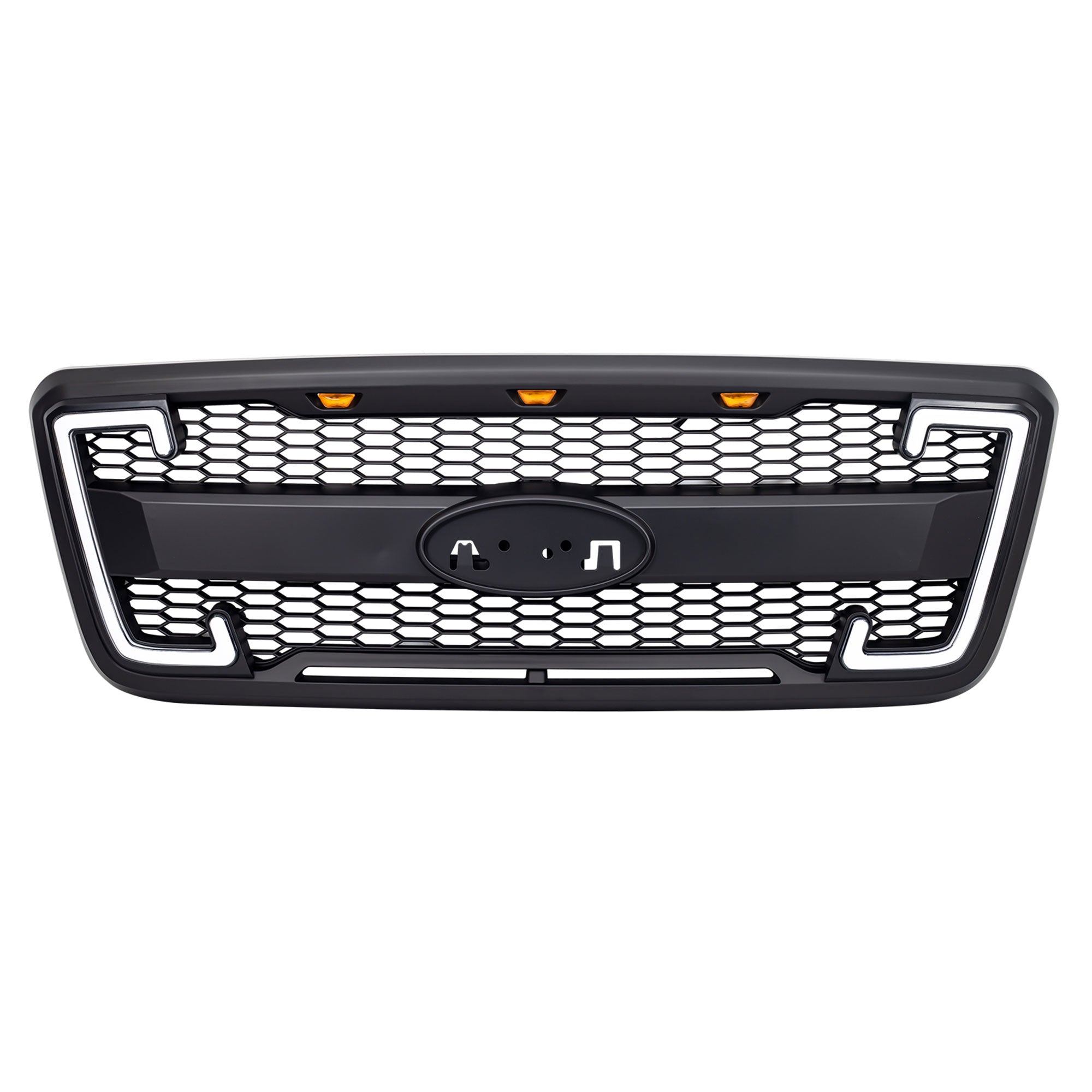 AMERICAN MODIFIED Raptor Mesh Grille for 04-08 Ford F150, Matte Black (Open Box) - VMInnovations