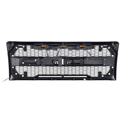 AMERICAN MODIFIED Raptor Mesh Grille for 09-14 Ford F150, Matte Black(For Parts) - VMInnovations